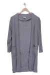 Vorschaubild 1 von Damen Leichter Mantel Gr. 36/S Grau Casual Minimalistisch