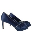 Vorschaubild 1 von Damen Pumps Blau Gr. 39 Elegant Luxuriös Absatzschuhe