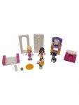 Vorschaubild 1 von Spielfiguren-Set Mädchen Kinder Pink mit Möbeln & Zubehör