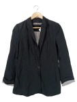 Vorschaubild 1 von Damen Blazer Schwarz Gr. 38;M Klassisch Elegant Leinen Viskose