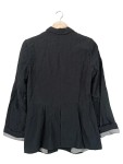Vorschaubild 2 von Damen Blazer Schwarz Gr. 38;M Klassisch Elegant Leinen Viskose