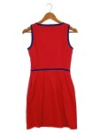 Vorschaubild 2 von Damen Etuikleid Gr. 32/XXS Rot Elegant Preppy
