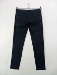 Vorschaubild 4 von Damen Stoffhose Nieten Uni Schwarz Gr. W27;38;M
