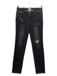 Vorschaubild 1 von Damen Jeans Tapered Fit Schwarz Gr. 38/M Distressed Casual