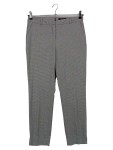 Vorschaubild 2 von Damen Stoffhose Gr. 40 Grau Business Elegant Geometrisch