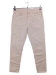 Vorschaubild 1 von Damen Jeans Straight Leg Rosa Gr. W32/40 (Etikett 38) Distressed
