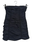 Vorschaubild 2 von Freizeitkleid Damen XXS 32 Schwarz Bandeau Minikleid Baumwolle