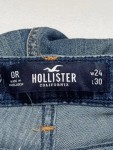 Vorschaubild 3 von Damen Jeans Straight Leg W24/L30 Blau Distressed Casual