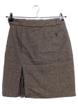 Vorschaubild 2 von Damen Minirock Gr. 42/XL Braun Fischgrätenmuster Herbst/Winter
