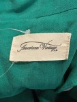 Vorschaubild 3 von Damen Leichter Mantel XS/S Grün Vintage Bohemian Elegant