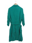 Vorschaubild 2 von Damen Leichter Mantel XS/S Grün Vintage Bohemian Elegant