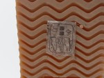 Vorschaubild 4 von Damen Slipper Gr. 36 Beige Wildleder Plateau Casual Slip-On Schuhe