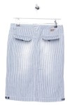 Vorschaubild 2 von Damen Jeansrock Gr. 38;M Blau Gestreift Midi Rock Casual Urban