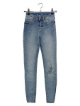 Vorschaubild 1 von Kinder Jeans Slim Fit Blau Gr. 140 Distressed Casual Streetwear