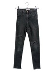Vorschaubild 1 von Jeans Slim Fit Kinder Mädchen 140 Grau Destroyed Used-Look