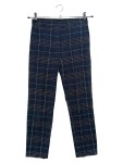 Vorschaubild 1 von Damen Stoffhose Kariert Blau Gr. W24/32/XXS Klassisch Elegant