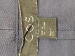 Vorschaubild 3 von Damen Blusenkleid Gr. 38/M Blau Cupro Baumwolle Klassisch Elegant