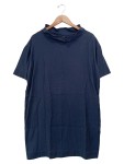 Vorschaubild 1 von Damen Blusenkleid Gr. 38/M Blau Cupro Baumwolle Klassisch Elegant