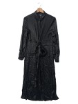 Vorschaubild 1 von Blusenkleid Damen 34/XS Schwarz Elegant Hemdblusenkleid