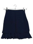 Vorschaubild 1 von Minirock Damen 36/S Dunkelblau Elegant Rüschen Polyester