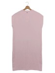 Vorschaubild 2 von Blusenkleid Rosa Gr. 38/M Elegant Uni Damen Kleid