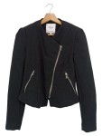 Vorschaubild 1 von Damen Blazer Jacke Schwarz 34/XS Elegant Modern Reißverschluss