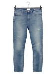 Vorschaubild 1 von Jeans Skinny Fit Damen Blau Gr. W28/38 Baumwolle Polyester Elasthan Uni L28