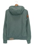 Vorschaubild 2 von Damen Sweatjacke Hoodie Grün Gr. 34/XS Casual Kapuze Reißverschluss