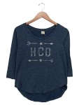 Vorschaubild 1 von Damen Sweatshirt Gr. 36/S Blau Casual Logo-Print HCO
