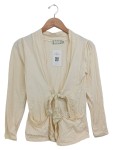 Vorschaubild 1 von Damen Strickjacke Gr. 38/M Beige Bohemian Vintage Cardigan