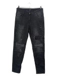 Vorschaubild 1 von COUTIE Herren Destroyed Jeans W34/50/L Schwarz Biker Stil