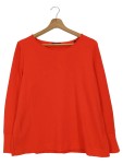 Vorschaubild 1 von Hemdbluse Damen Gr. 38/M Rot Klassisch Elegant Langarm Bluse