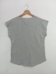 Vorschaubild 4 von Damen T-Shirt XS Grau Schriftzug Streetwear Casual