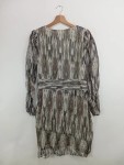 Vorschaubild 4 von Cocktailkleid Damen Gr. 36/S Grau Abstrakt Elegant Vintage