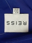 Vorschaubild 3 von Damen Etuikleid Gr. 32/XXS Blau Elegant mit Cut-Outs