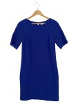Vorschaubild 1 von Damen Etuikleid Gr. 32/XXS Blau Elegant mit Cut-Outs