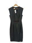 Vorschaubild 1 von Damen Etuikleid Business Gr. 40/L Grau Elegant Schurwolle