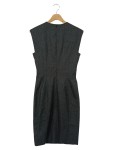 Vorschaubild 2 von Damen Etuikleid Business Gr. 40/L Grau Elegant Schurwolle