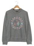 Vorschaubild 1 von Damen Sweatshirt Grau XS/32 Grafisch Casual