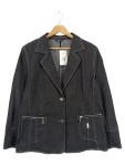 Vorschaubild 1 von Jeansjacke Damen Gr. 42/L Grau Vintage Streetwear Klassisch