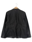 Vorschaubild 2 von Jeansjacke Damen Gr. 42/L Grau Vintage Streetwear Klassisch