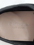 Vorschaubild 3 von Sneaker low Damen 41 Schwarz Fell-Optik Schleife Gold-Akzente