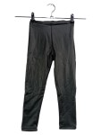 Vorschaubild 1 von Kinder Leggings 110 Schwarz Leder-Optik Casual Hose Mädchen