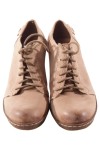 Vorschaubild 2 von Damen Keilabsatz Schnürschuhe Leder Braun Gr. 36 Elegant Vintage