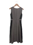 Vorschaubild 2 von festliches Kleid Damen Gr. 38/M Grau Elegant mit Spitze