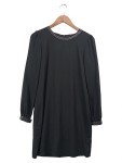 Vorschaubild 1 von Blusenkleid Damen 36/S Schwarz Elegant Nieten Langarm