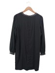 Vorschaubild 2 von Blusenkleid Damen 36/S Schwarz Elegant Nieten Langarm