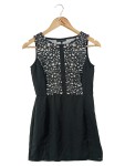 Vorschaubild 1 von Cocktailkleid Damen XS/34 Schwarz Spitze Elegant Party
