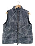 Vorschaubild 1 von Damen Leichte Weste Gr. 40/L Grau Tierdruck Gesteppt