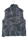 Vorschaubild 2 von Damen Leichte Weste Gr. 40/L Grau Tierdruck Gesteppt